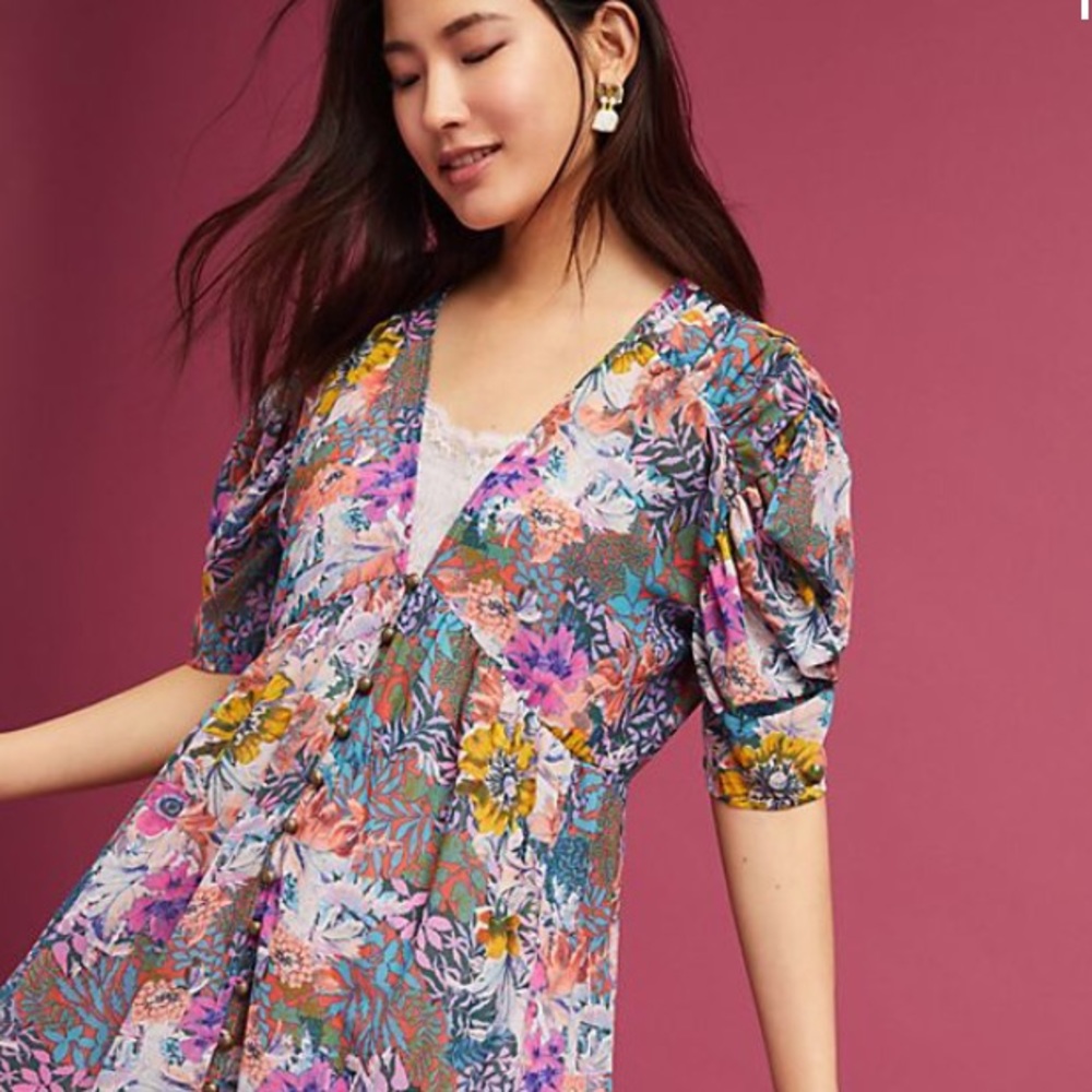 NWT Anthropologie Valencia Dress